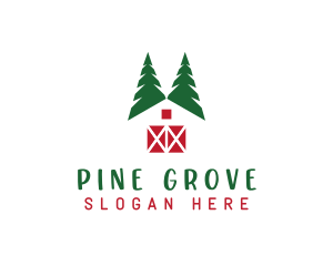 Pine - Pine Tree Barn logo design