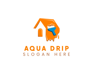 Drip - Painting House Drip logo design