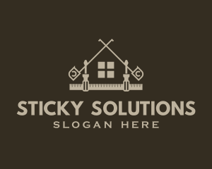 House Construction Tools logo design