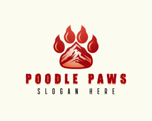 Wild Bear Paw logo design