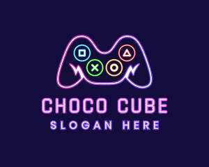 Neon Game Console  Logo
