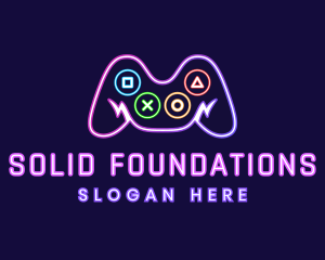 Neon Game Console  Logo