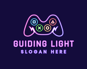 Neon Game Console  logo design