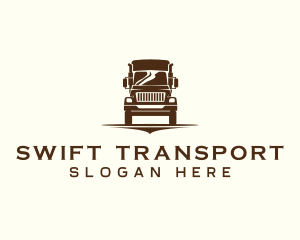 Logistics Delivery Truck logo design