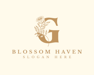 Flowers - Elegant Floral Beauty logo design