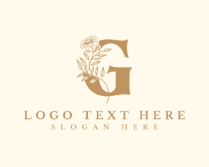 Flowers - Elegant Floral Beauty logo design