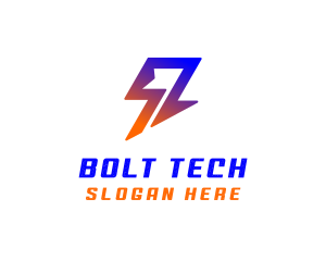 Flag Bolt Electric logo design