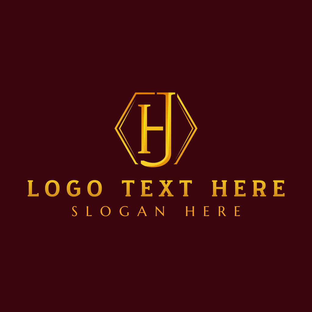 Premium Hexagon Letter H & J Logo | BrandCrowd Logo Maker