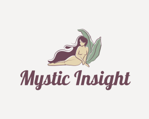 Mystic Organic Nude Woman  logo design