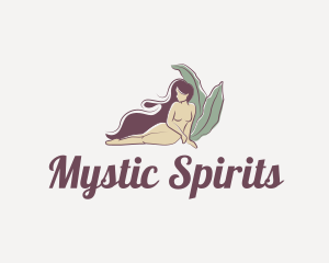 Mystic Organic Nude Woman  logo design