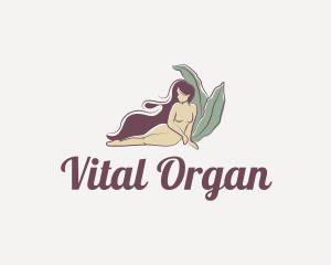 Mystic Organic Nude Woman  logo design