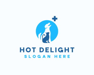 Dog Cat Veterinary logo design