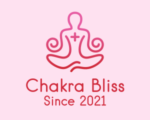 Chakra - Yoga Meditation Wellness logo design