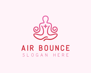 Yoga Meditation Wellness logo design