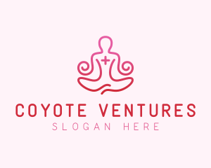 Yoga Meditation Wellness logo design