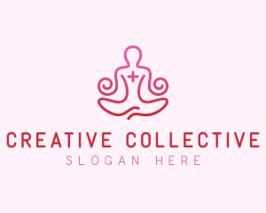 Yoga Meditation Wellness logo design