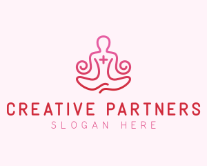 Yoga Meditation Wellness logo design