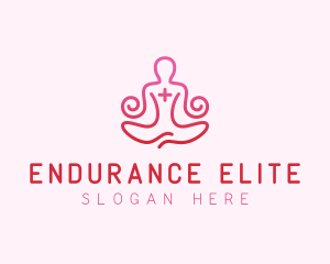 Yoga Meditation Wellness logo design