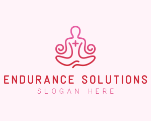 Yoga Meditation Wellness logo design