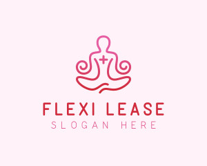 Yoga Meditation Wellness logo design