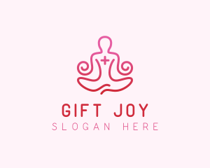 Yoga Meditation Wellness logo design