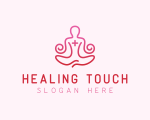 Yoga Meditation Wellness logo design