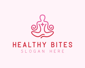 Yoga Meditation Wellness logo design