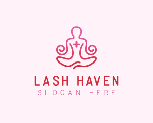 Yoga Meditation Wellness logo design