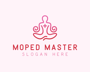 Yoga Meditation Wellness logo design