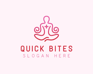 Yoga Meditation Wellness logo design