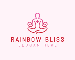 Yoga Meditation Wellness logo design