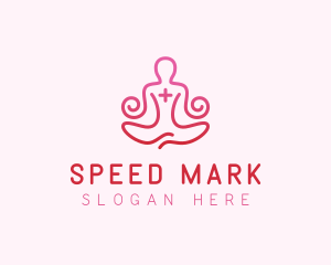 Yoga Meditation Wellness logo design