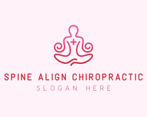 Yoga Meditation Wellness logo design