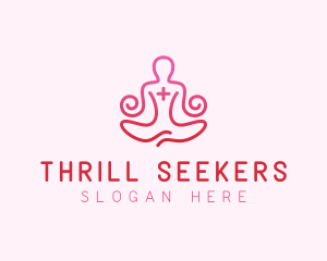 Yoga Meditation Wellness logo design