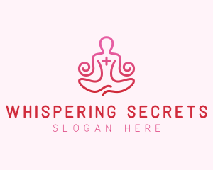 Yoga Meditation Wellness logo design