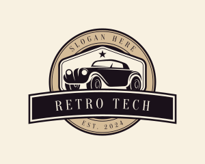 Retro Car Automotive logo design