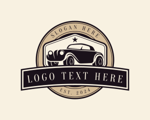Transport - Retro Car Automotive logo design