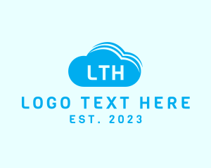 Cloud - Cyber Cloud Technology logo design
