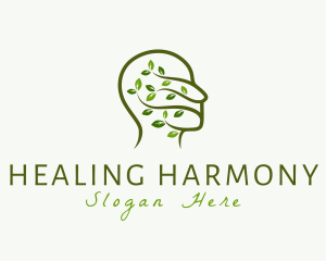 Homeopathy - Nature Human Leaves logo design