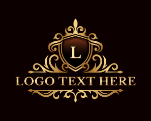 Luxe - Premium Shield Crown logo design