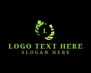 Environmental - Tropical Jungle Leaves logo design