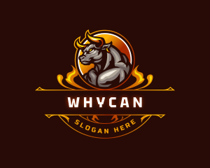 Minotaur Bull Horn Logo
