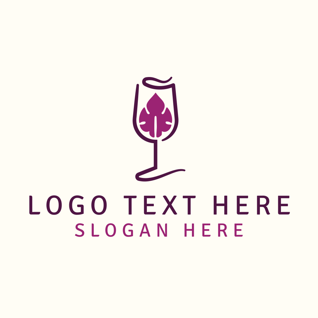 Wine Leaf Liquor Logo | BrandCrowd Logo Maker