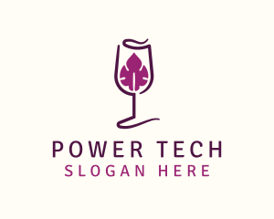 Wine Leaf Liquor Logo