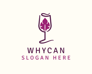 Grape Vine - Wine Leaf Liquor logo design
