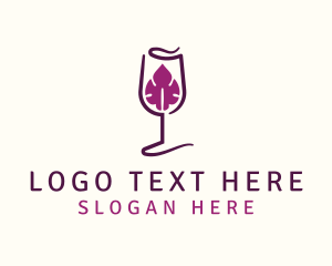 Wine Leaf Liquor Logo