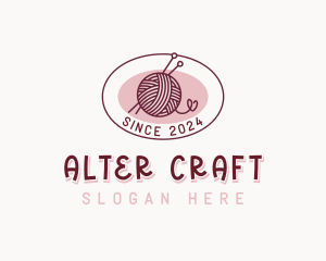 Handcrafted Yarn Crochet  logo design