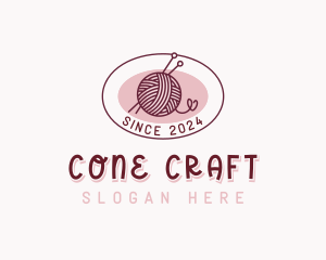 Handcrafted Yarn Crochet  logo design