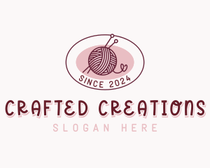 Handcrafted Yarn Crochet  logo design