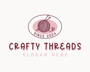 Handcrafted Yarn Crochet  logo design